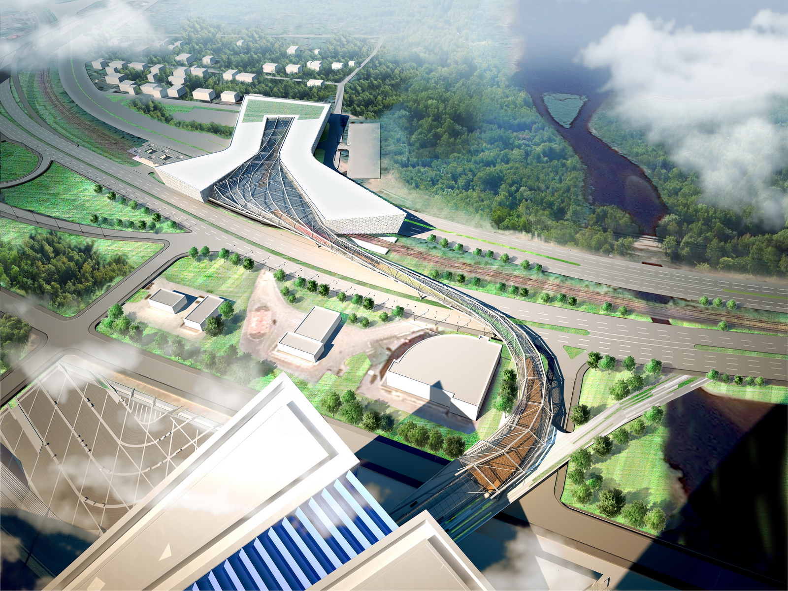 圣彼得堡“拉克塔流”交通枢纽·室内设计的新篇章-11