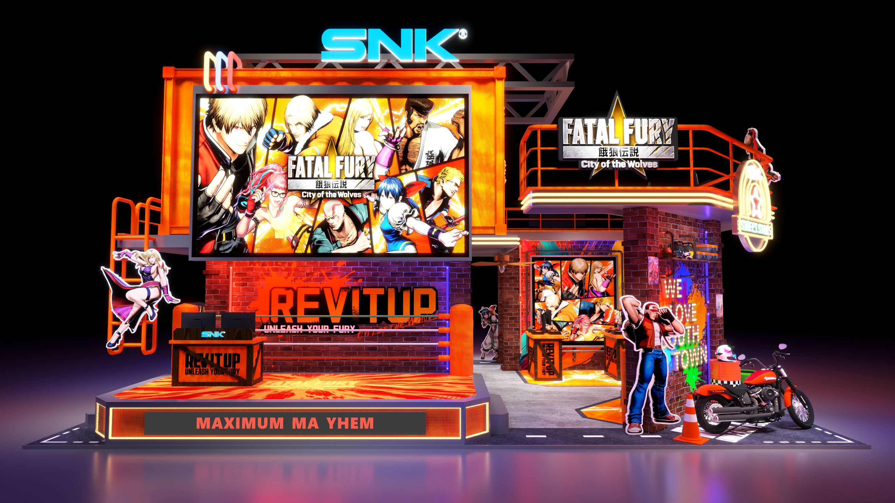 "饿狼传说”游戏展台-1