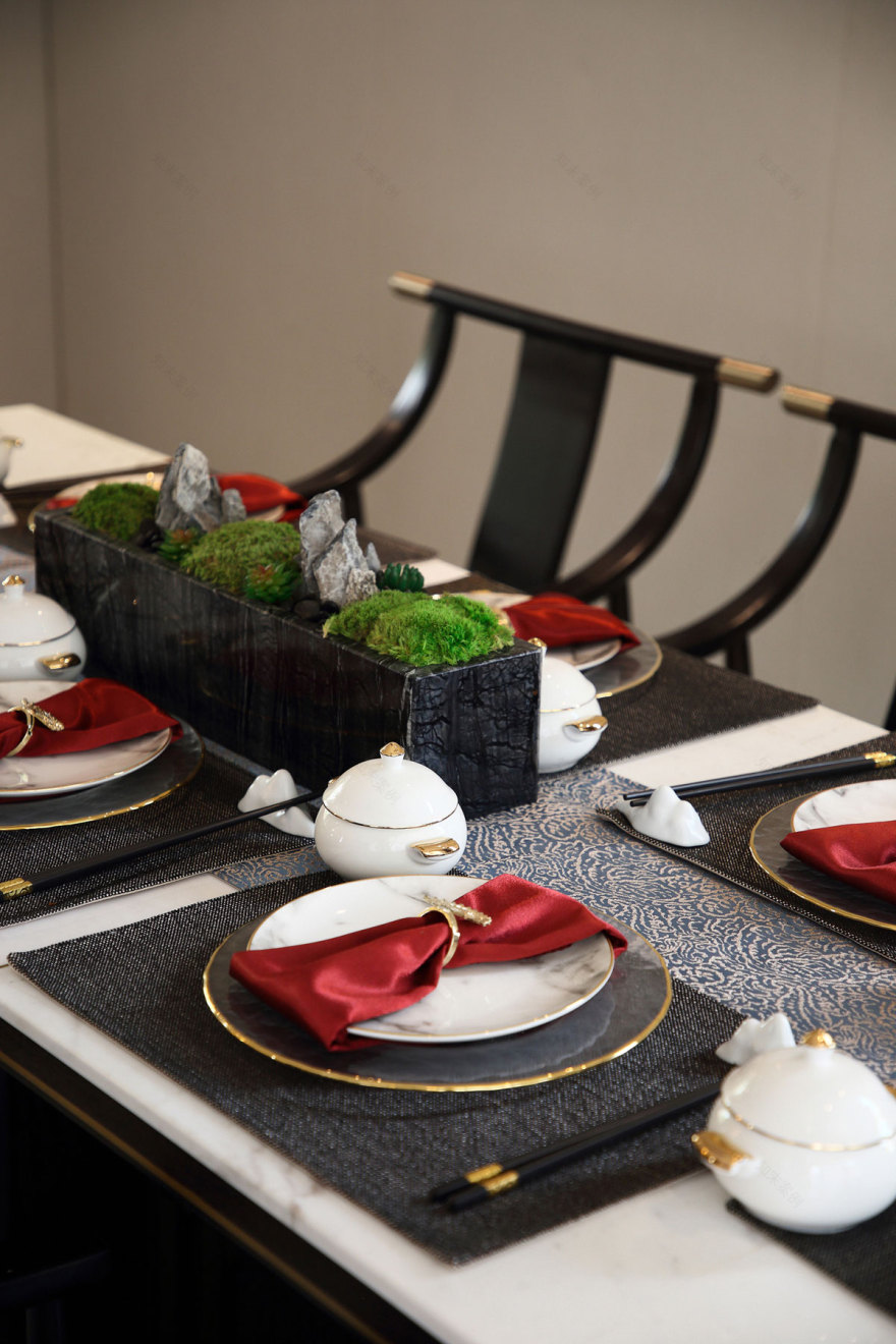 墨客设计 | 写意东方的江南华府,新中式的空间智慧-18