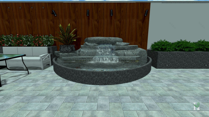 中型别墅(景观)丨Hesham Saleh-48