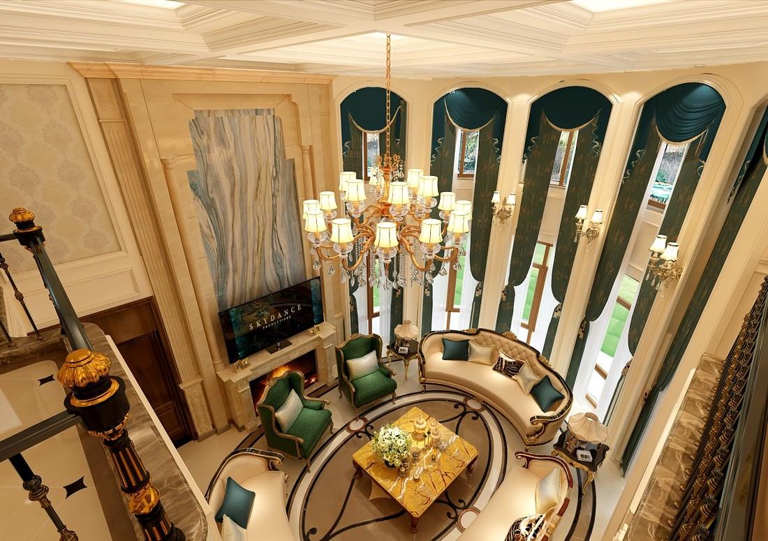 
济南名悦山庄别墅中式风格 -11