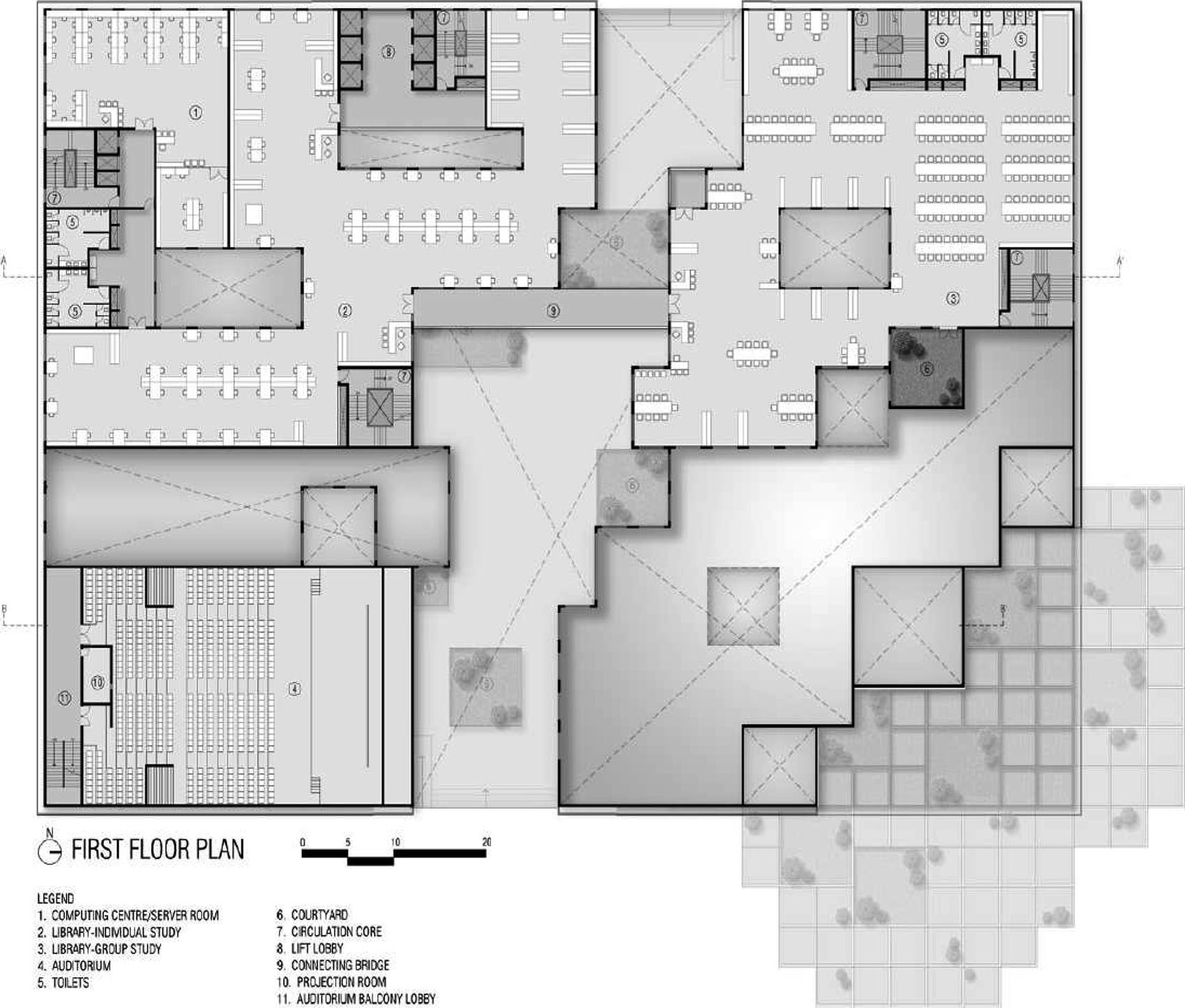 普瑞斯蒂吉大学丨印度印多尔丨Sanjay Puri Architects-50
