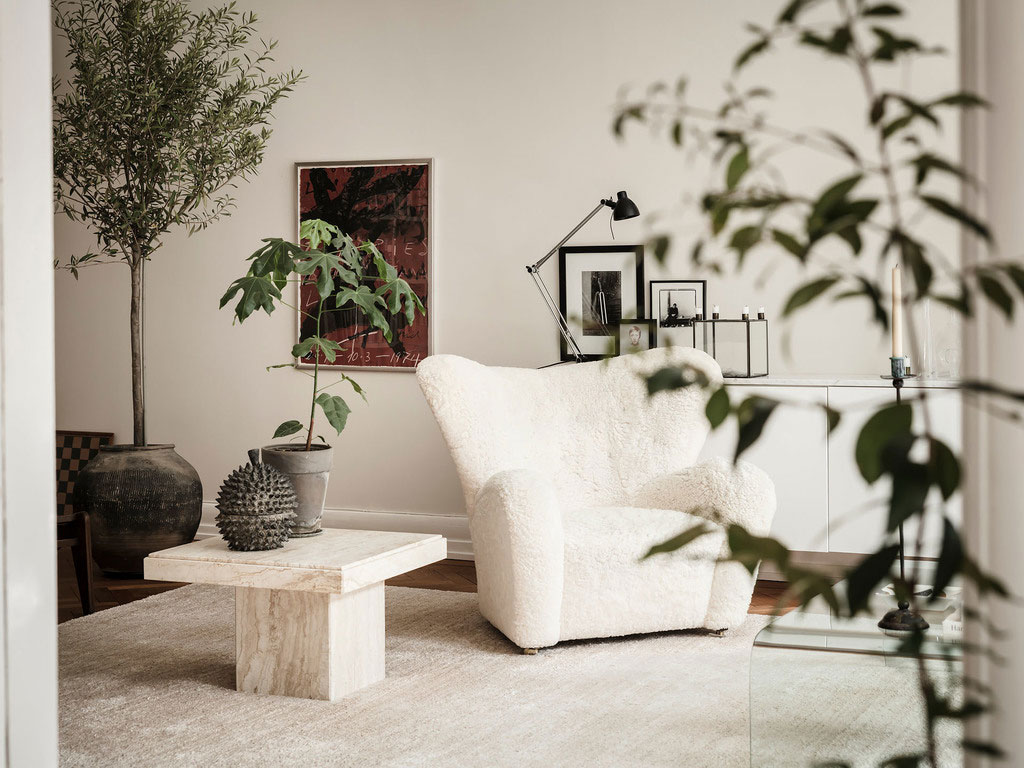 瑞典宽敞明亮的优雅公寓设计-1