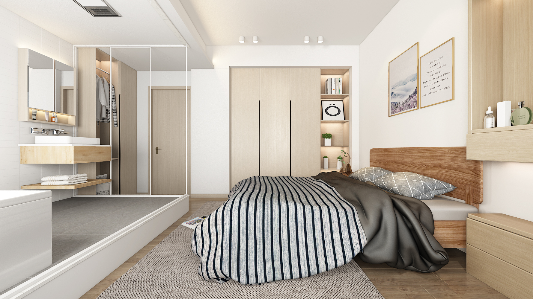 深圳口山全案设计：宝安·海滨广场，四代同堂的温馨家-0