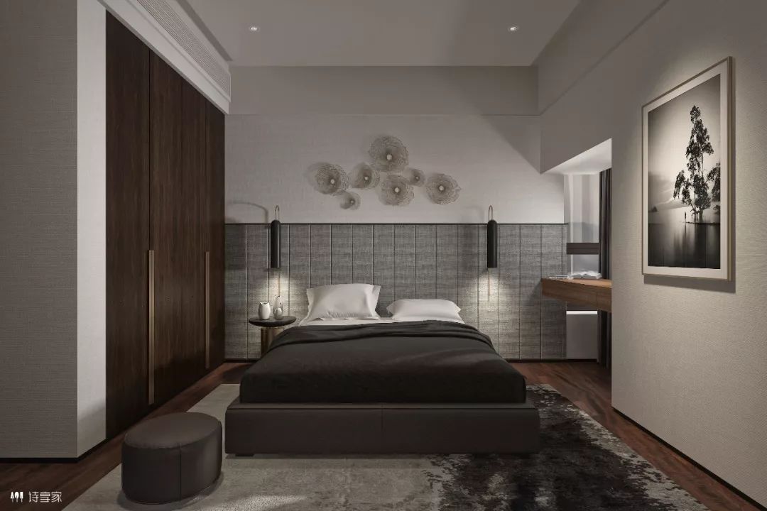 诗享家设计 | 现代风与美式轻奢的完美演绎-24