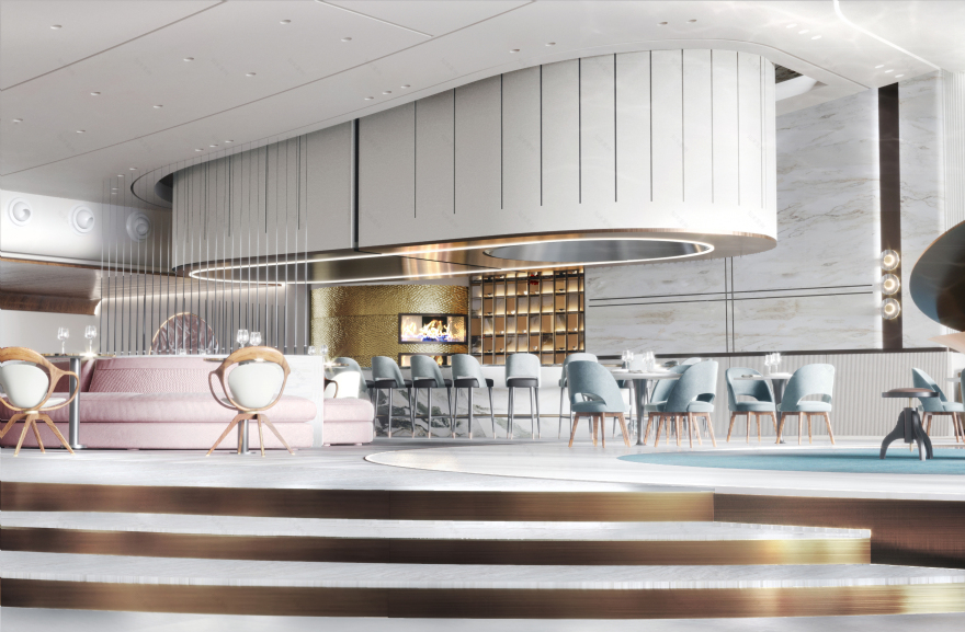 Sopra Le Nuvole 餐厅,酒吧丨阿联酋迪拜丨CAI DESIGN STUDIO-7