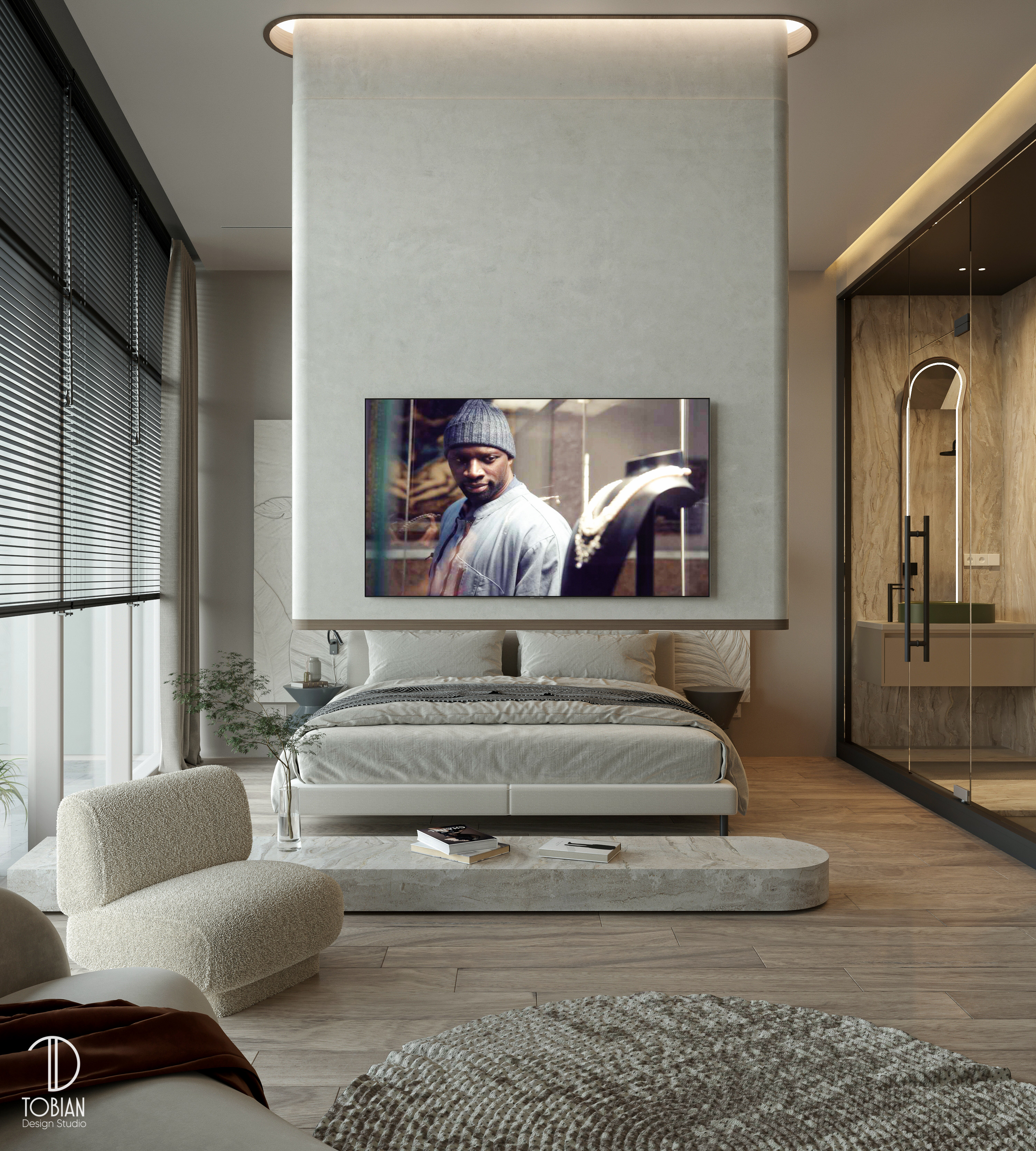 海贝主卧丨Egypt丨Tobian Design Studio-6