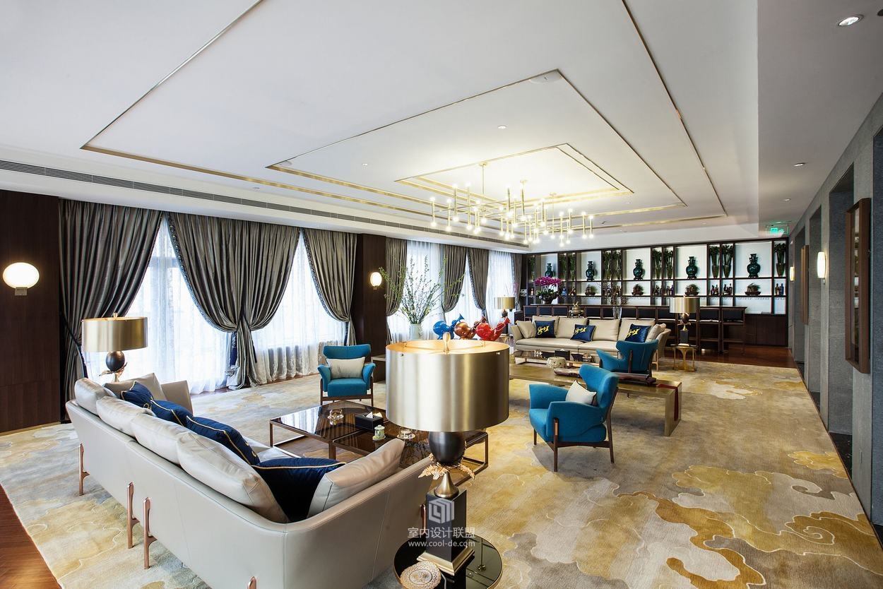 玉鸾空间设计--大银幕（会所软装设计）-1