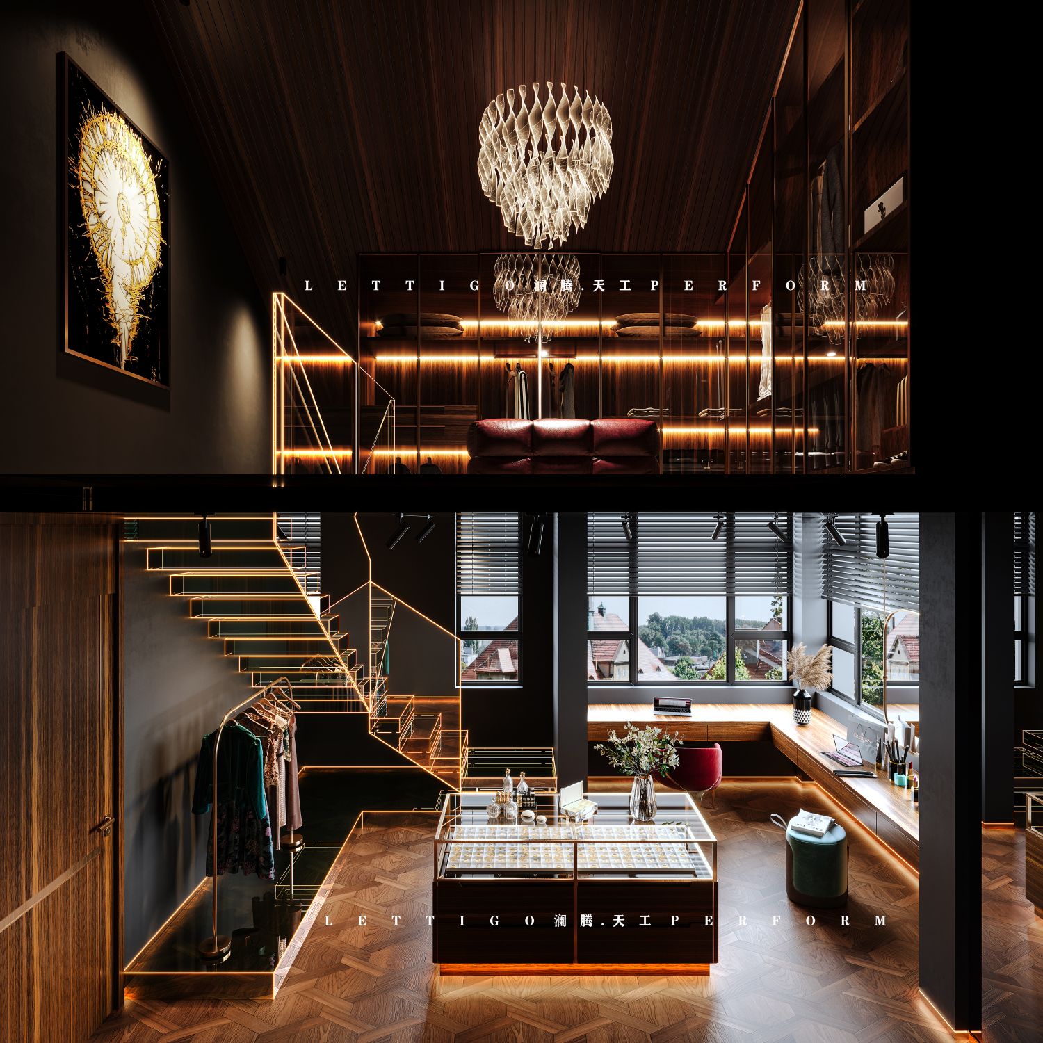 沉稳而不沉闷，奢而不俗的极致港式奢华别墅豪宅系列-11