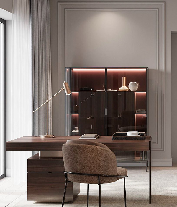 办公室书柜和工作台-10