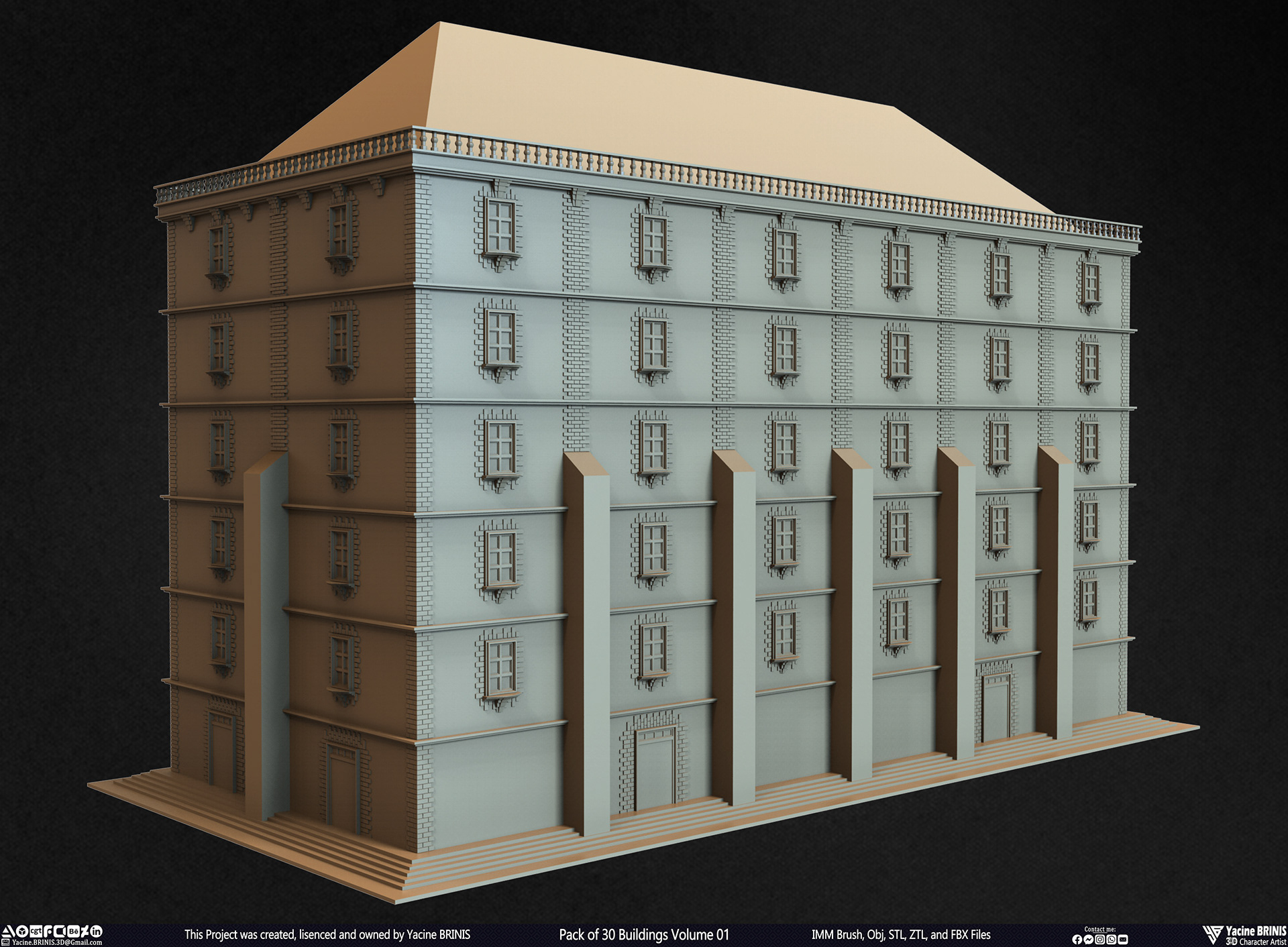 30 座建筑模型包丨Yacine BRINIS-24