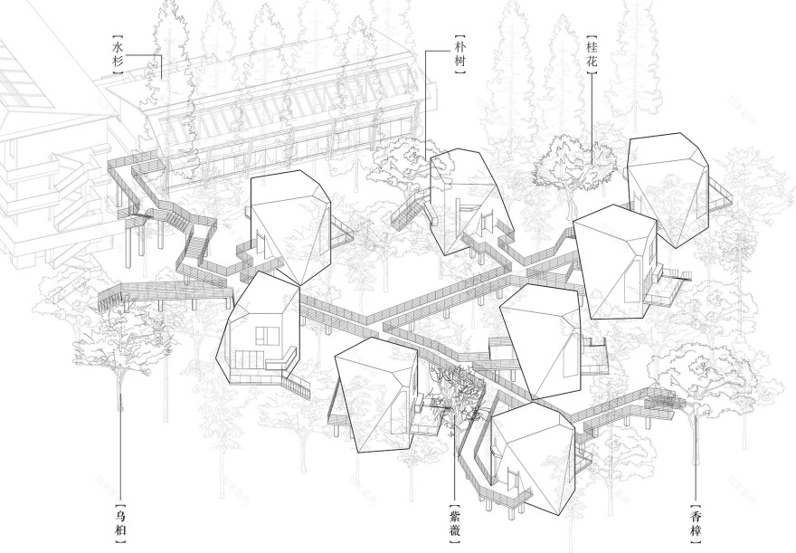 潜行之屋(桐庐森泊度假区)丨中国杭州丨SpActrum谱观,上海中森,中国联合,浙江安道等-93