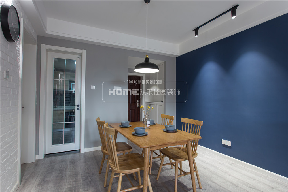 北欧风情的神秘孔雀蓝 | 成都时光俊园 2 室 2 厅 1 卫 1 厨案例解析-46