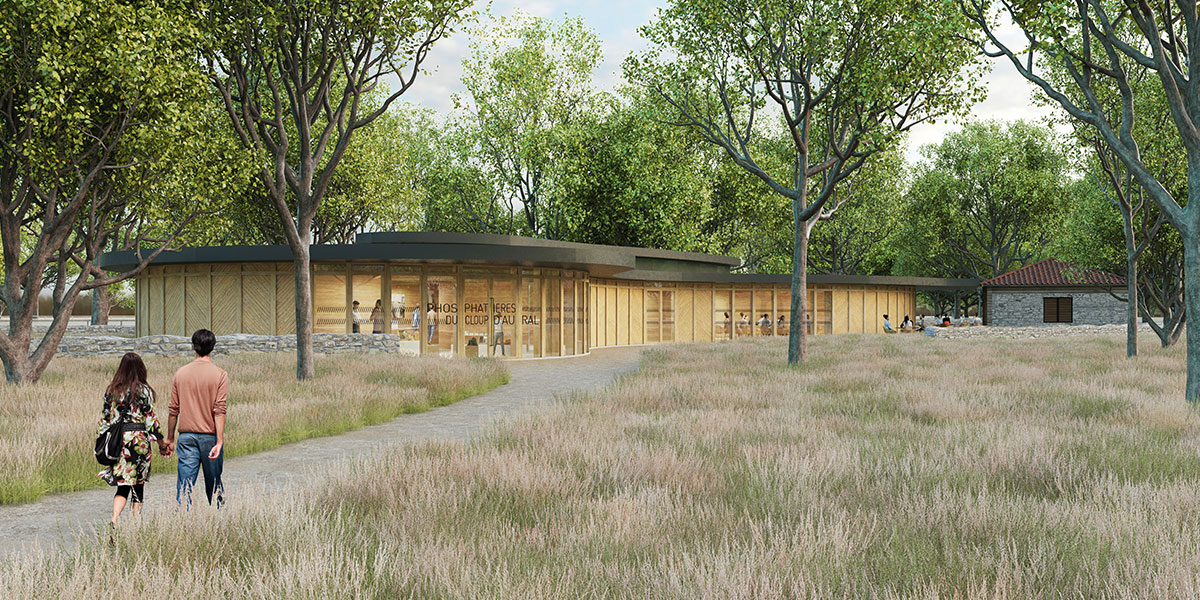 Pavillon d'exposition pour la visite des phosphatières du Cloup d’Aural - CoCo architectureCoCo architecture-1