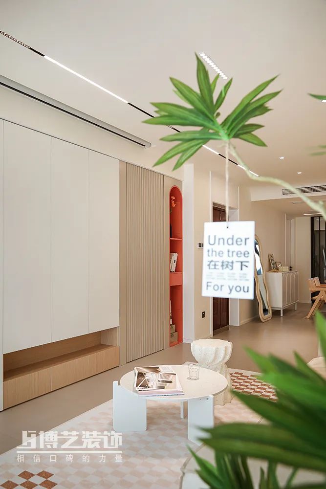 奶油风河畔名邸,春日浪漫居家空间丨博艺装饰-15