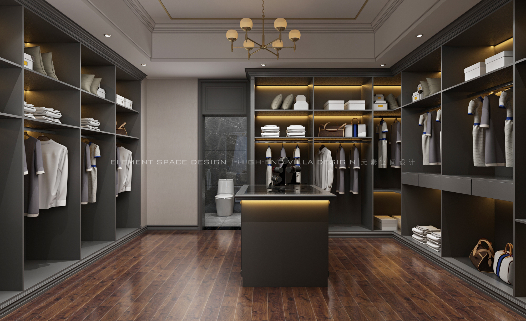 2021 美式风格全案设计-- 元素视觉 | 打造幸福美满家居空间-15