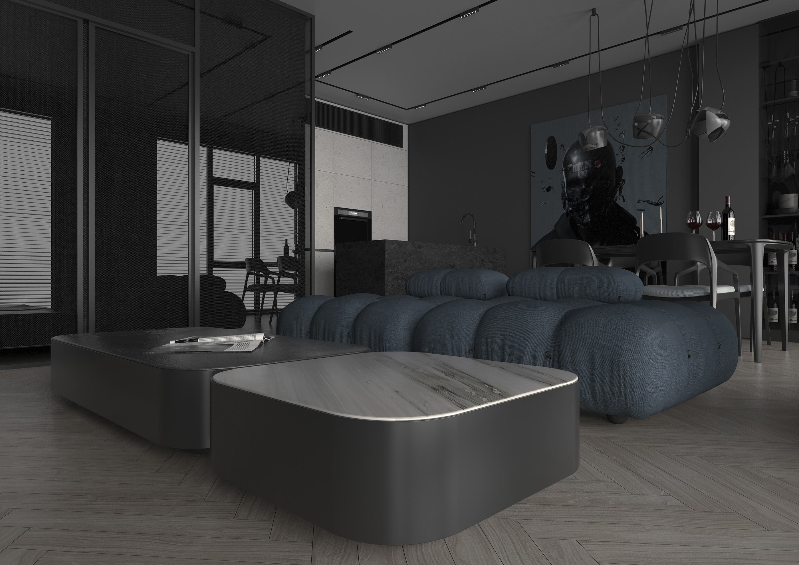 49平 高级灰 小公寓设计！-2