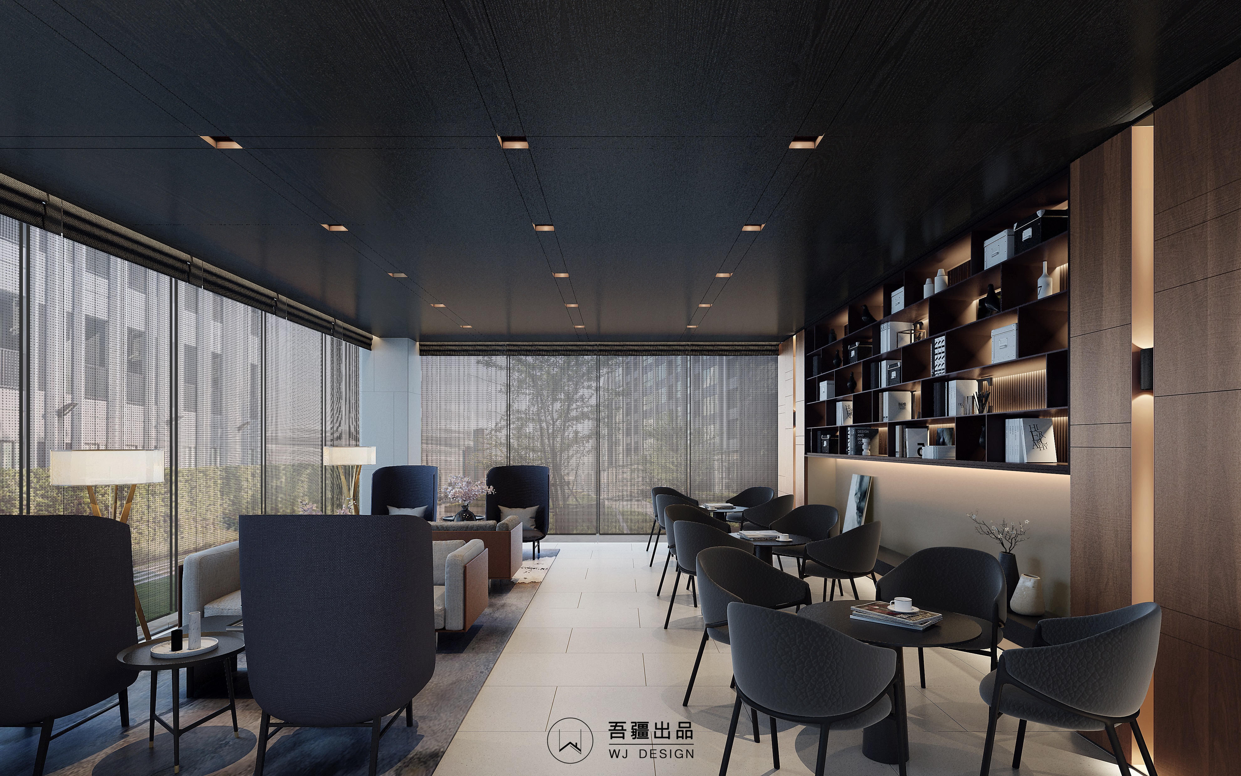 上海智元里办公楼室内设计 | 打造优雅与实用的公共空间-7
