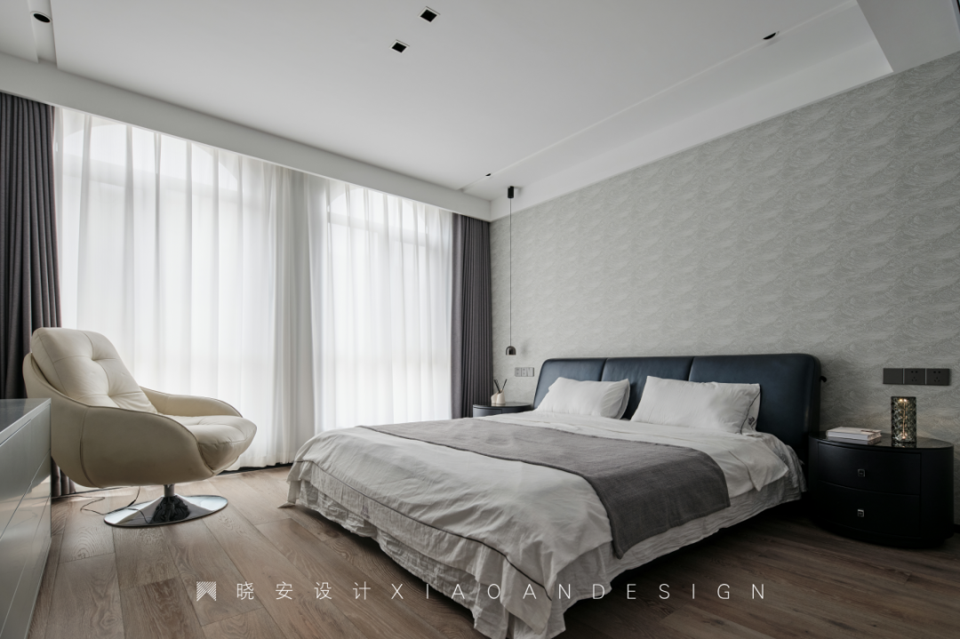 蓝色狂想曲 · 温婉和谐的现代家居设计丨晓安设计-42