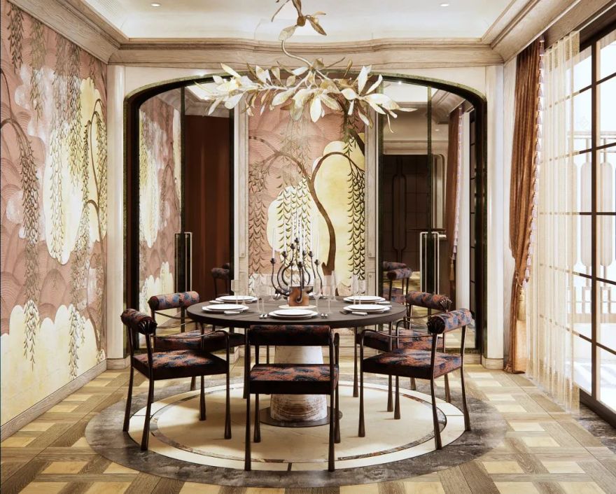 召禾设计邵程丨上海桐安里风貌别墅·复古侘寂风-13