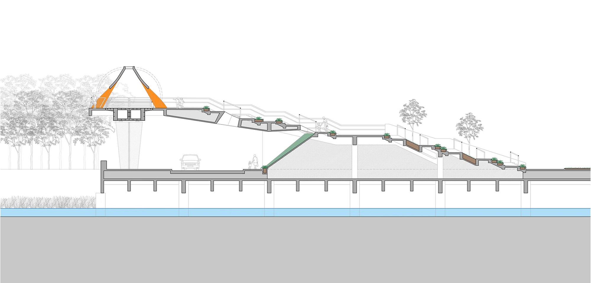 长安实验小学校园人行天桥丨中国东莞丨筑道建筑设计工作室-49