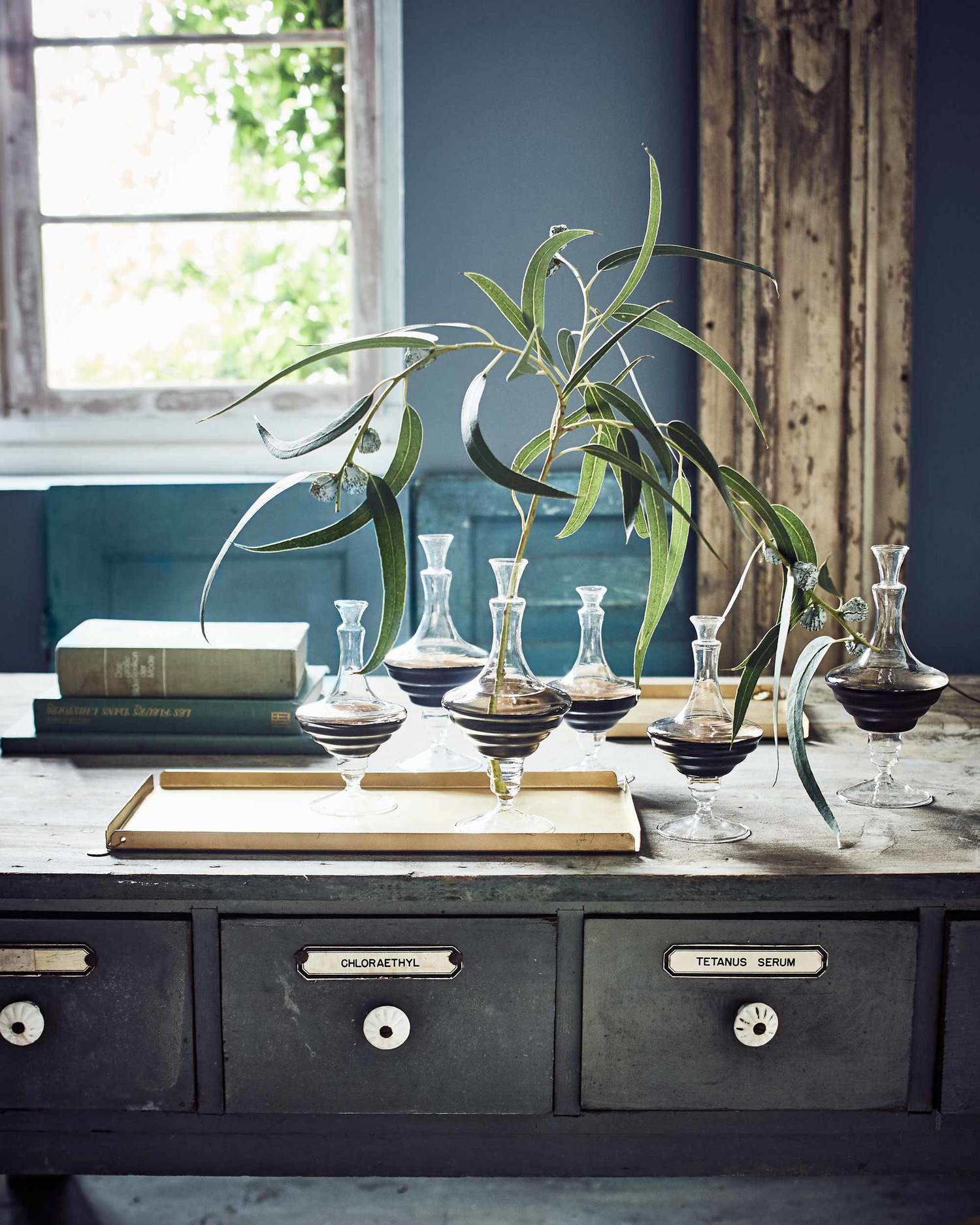 新古典蓝调圣诞宅，复古装饰主义风格-10