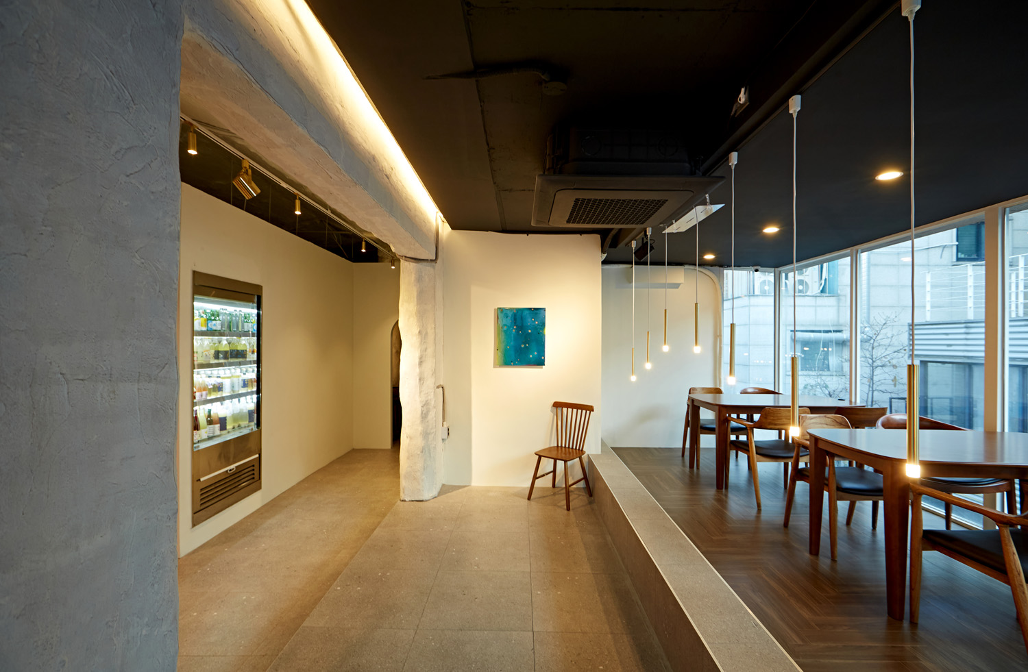 韩国设计师打造的清新韩式餐厅-9