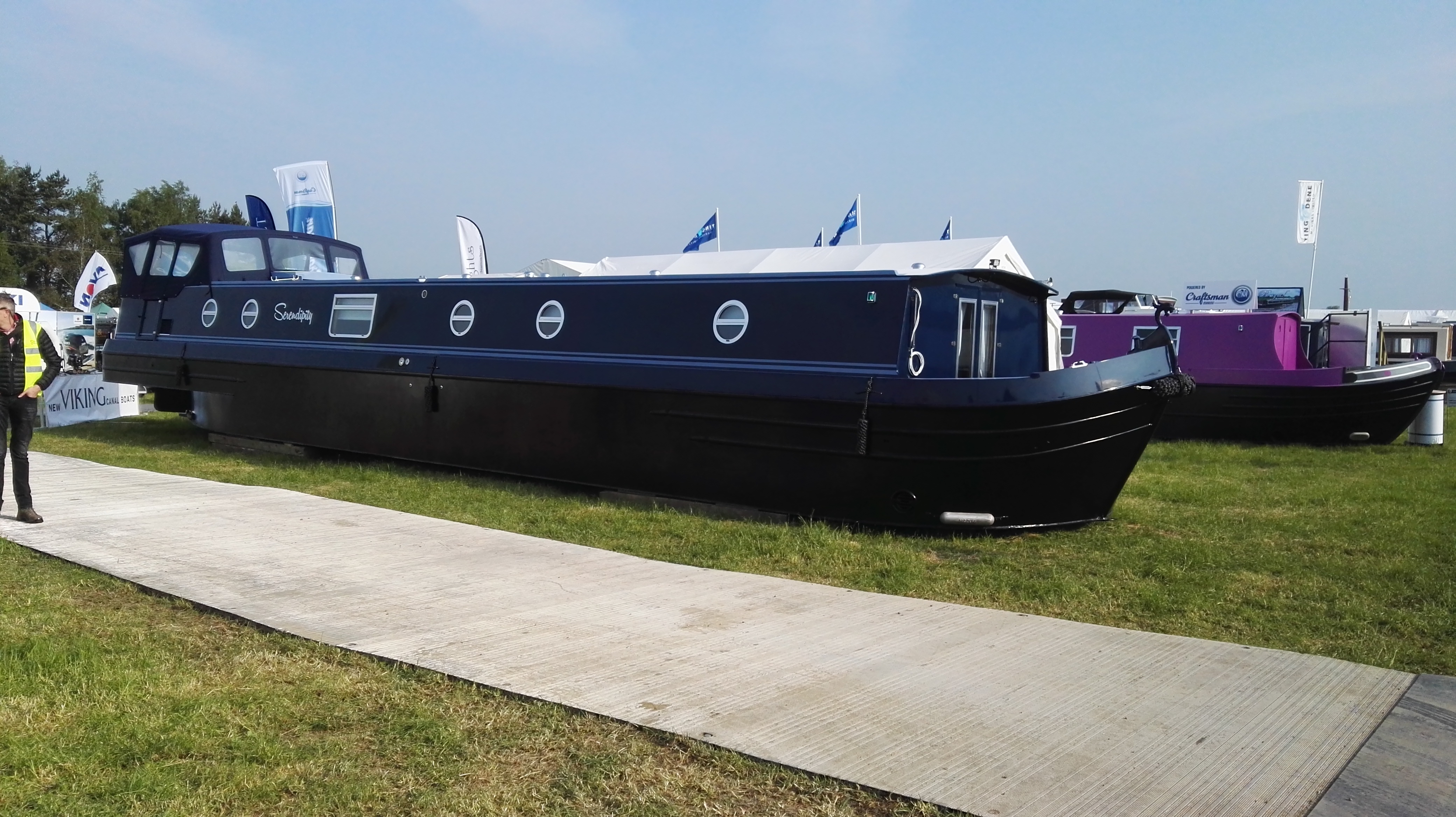 CANAL BOAT SERENDIPITY logo and interior-0
