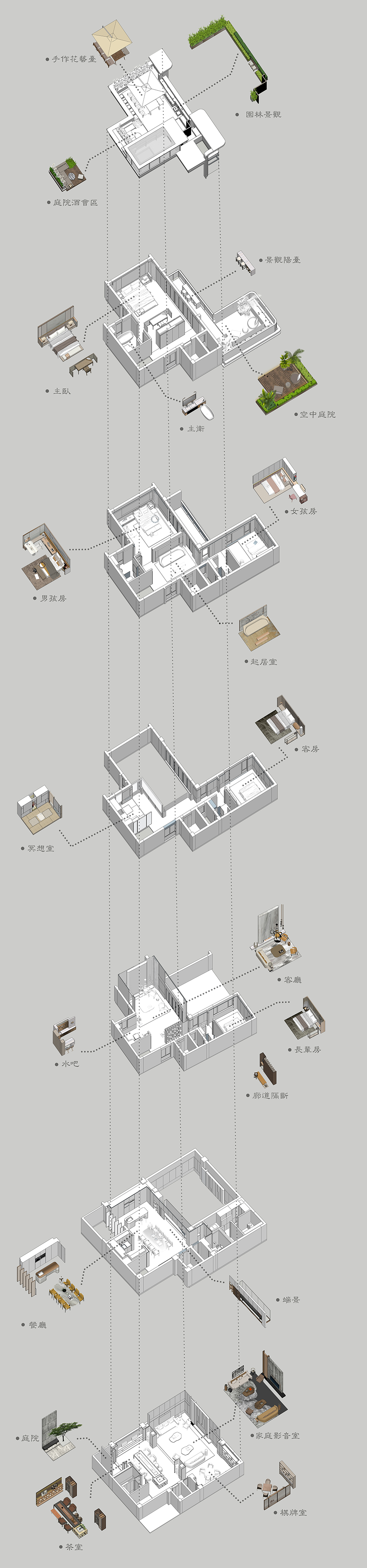 龙光·天瀛别墅合院丨中国成都丨诗意空间设计-83