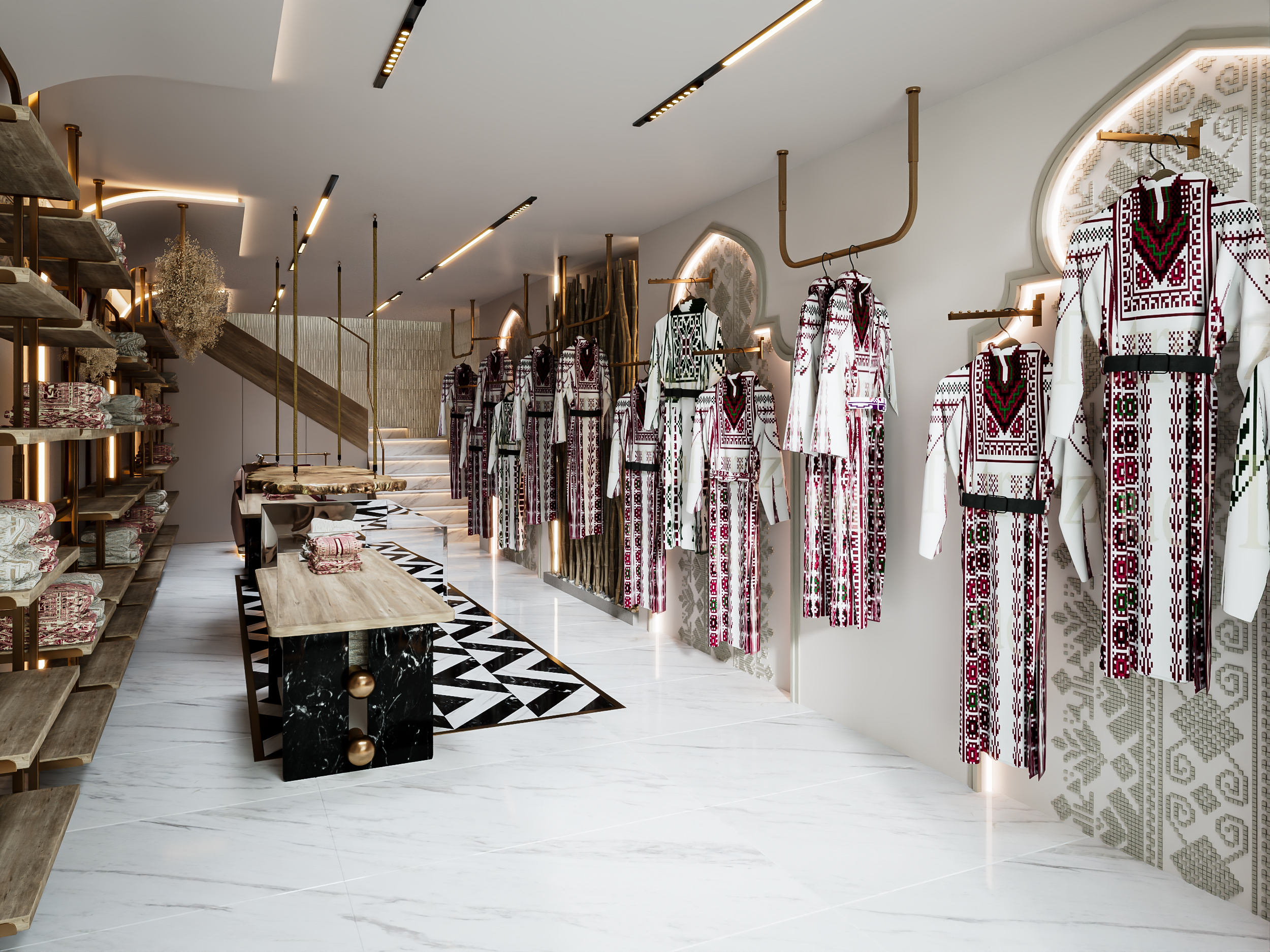 传统服装店设计丨SARA ALNAIM-6