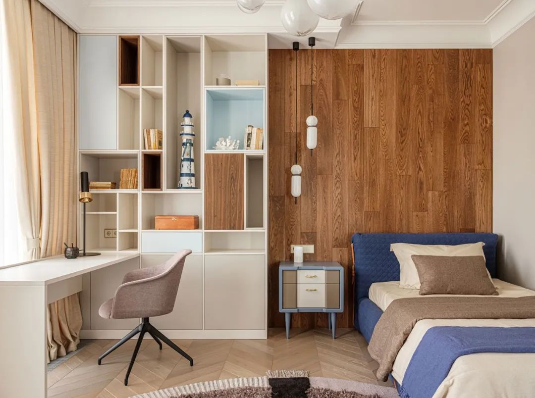 133㎡四口之家室内设计丨Yulia Sokolova-38