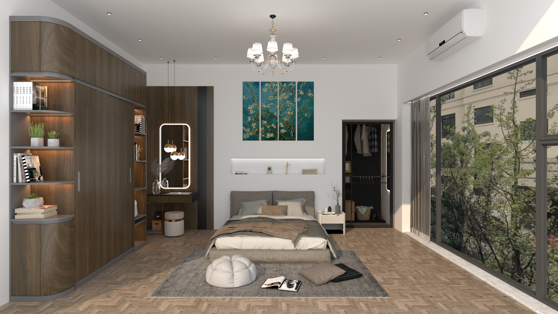 2D Details Drawings and 3D Interior Rendering-1