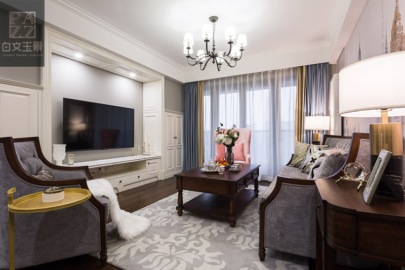 摩登美式轻奢【芳华】之家,打造实用与优雅并存的四室两厅-18