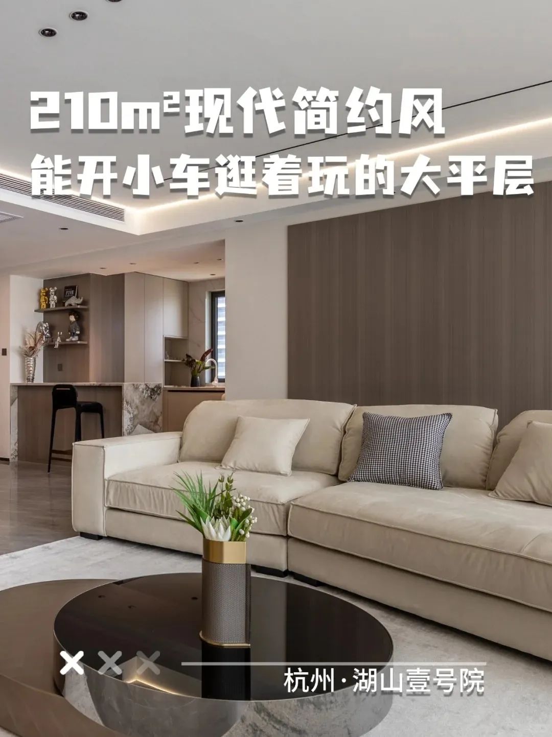 能开小车逛着玩的现代简约风大平层-0