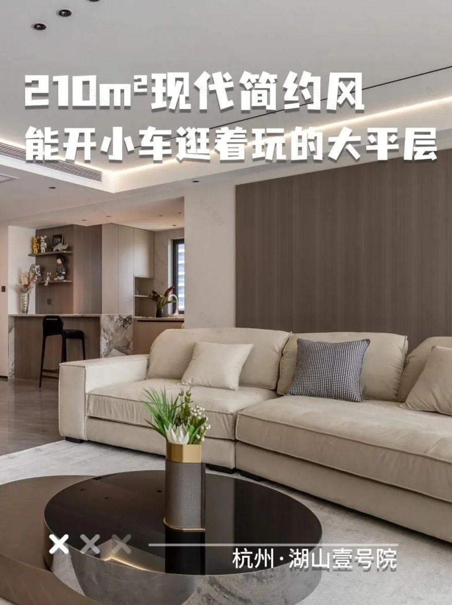 能开小车逛着玩的现代简约风大平层-0