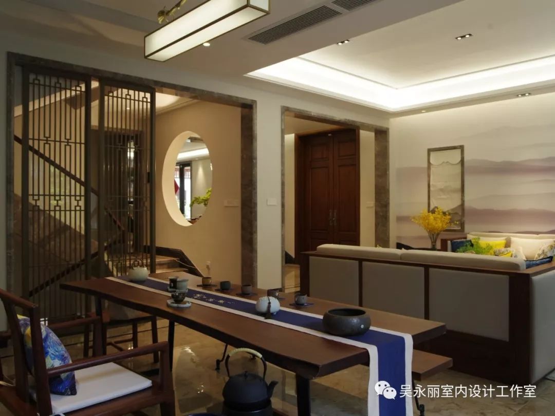 惠州御湾雅墅新中式轻奢风设计-19