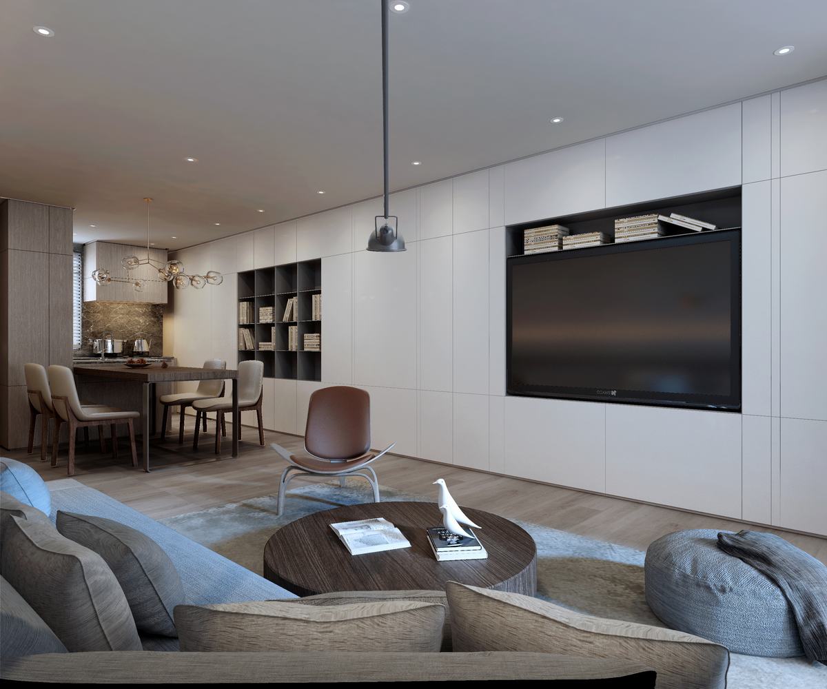 极简构成主义,“新柜族”生活空间-18