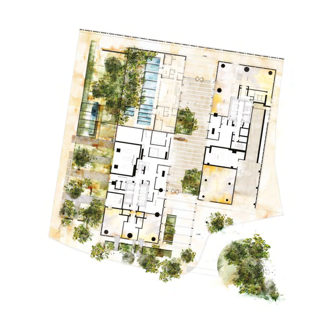 伦敦顶级花园豪宅 Wardian | 几何大胆线条与翠绿自然的完美融合-81