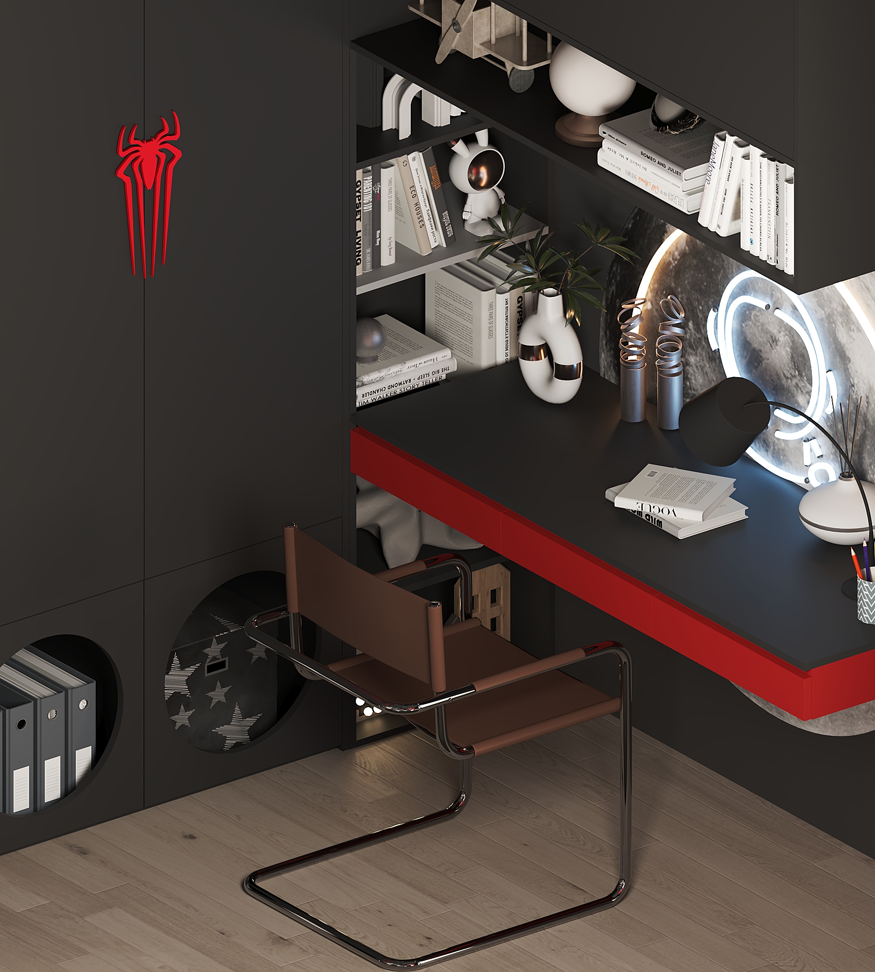 蜘蛛侠儿童房丨Mahmoud Ehab-7