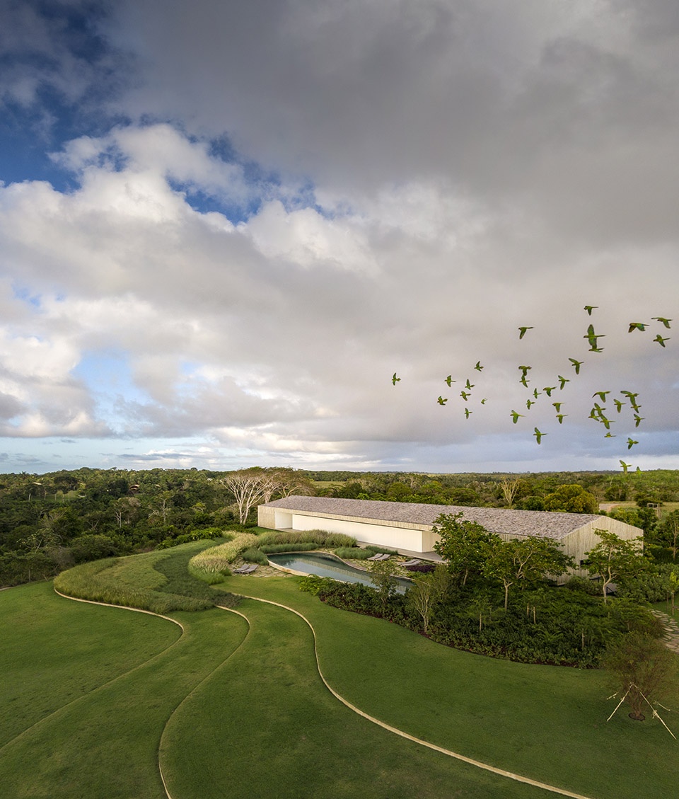 巴西 Trancoso 住宅,金属结构与有机材质的完美融合-4