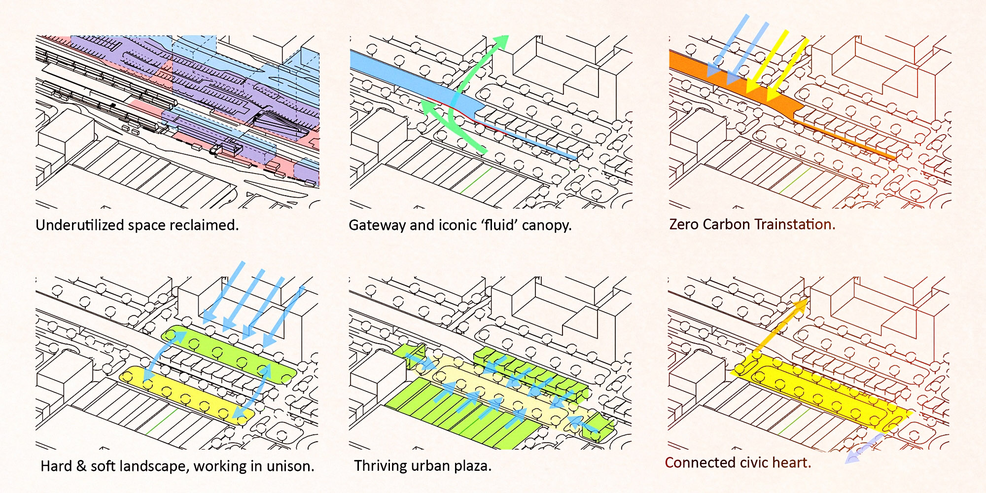 澳大利亚弗兰克斯顿新公民心火车车站竞赛设计-7