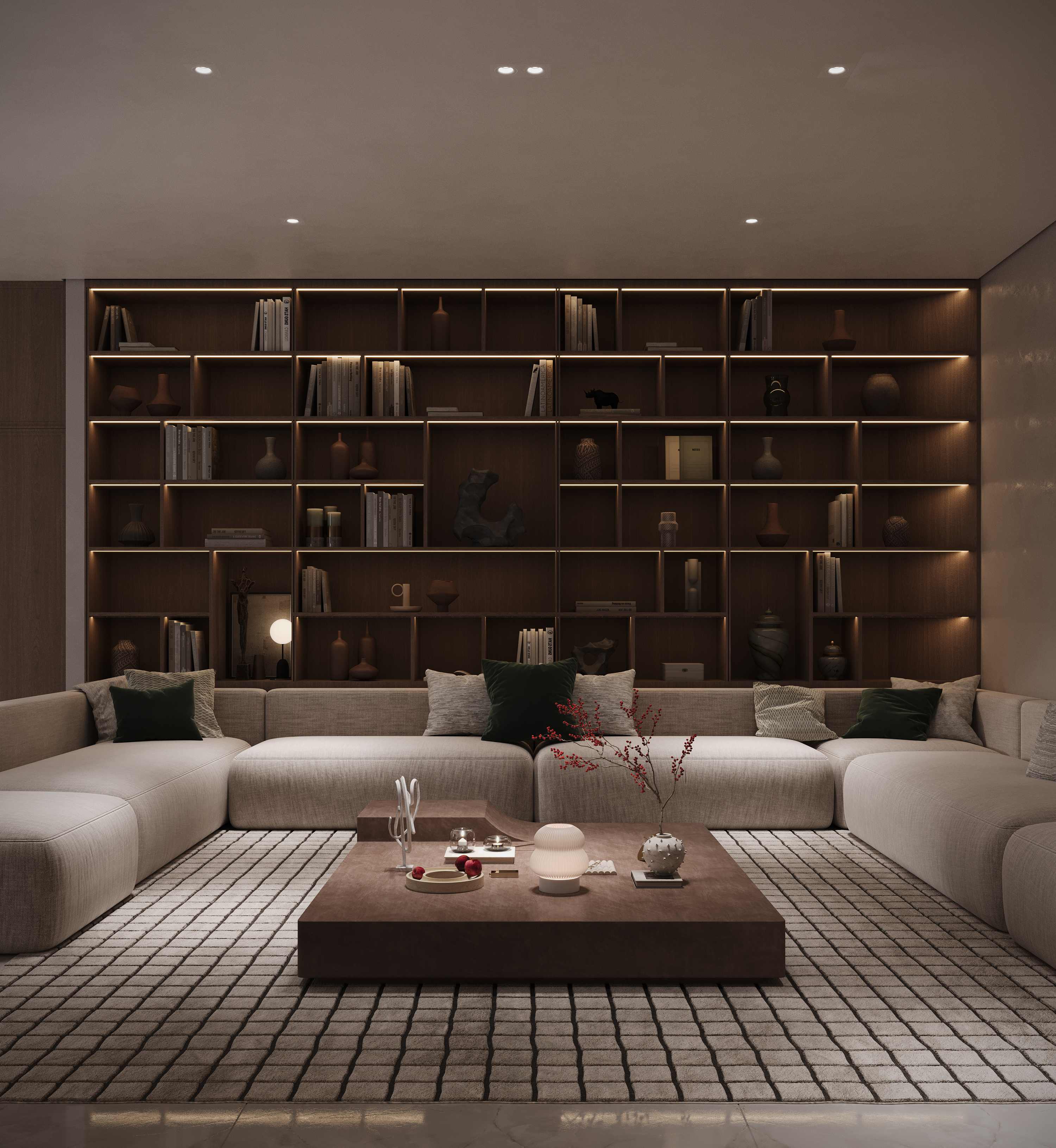 客餐厅丨沙特阿拉伯丨AKNANA 室内设计-7