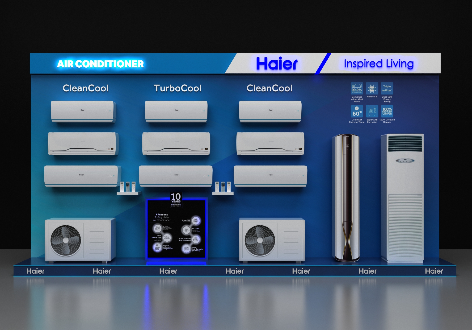 Haier Product Display Rack-4