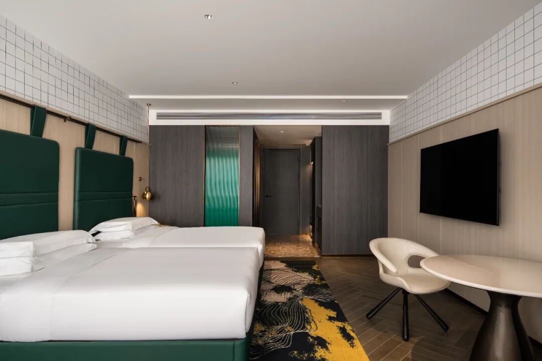 JDKJDesign｜北京·軍中綠花酒店：科技象徵美學與軍旅情懷的交融-115