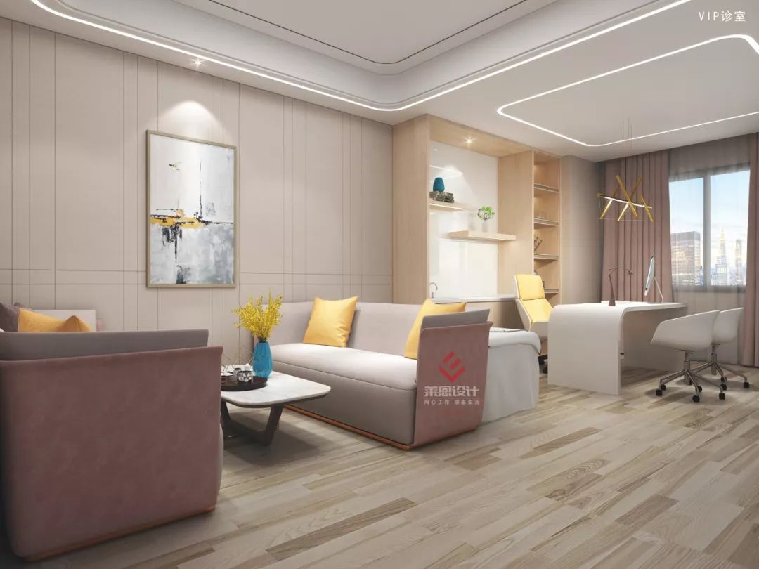 武汉**医疗美容医院，港式轻奢风格的优雅与高贵融合-57