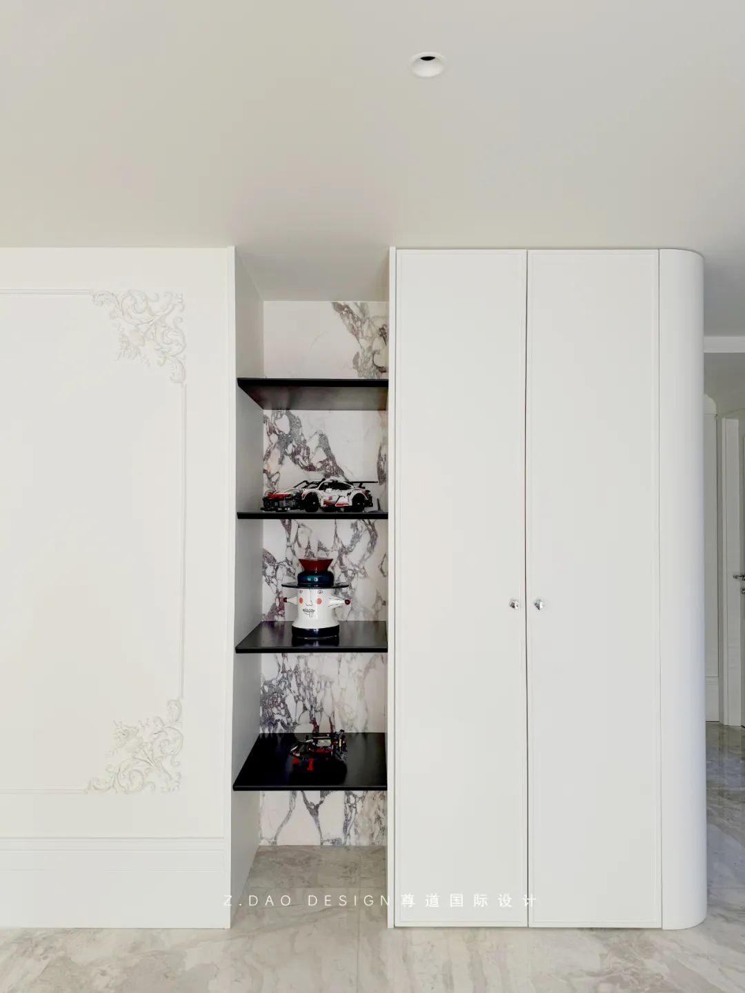 合肥『国贸天成』360㎡奶油法式风叠墅丨尊道国际设计-92