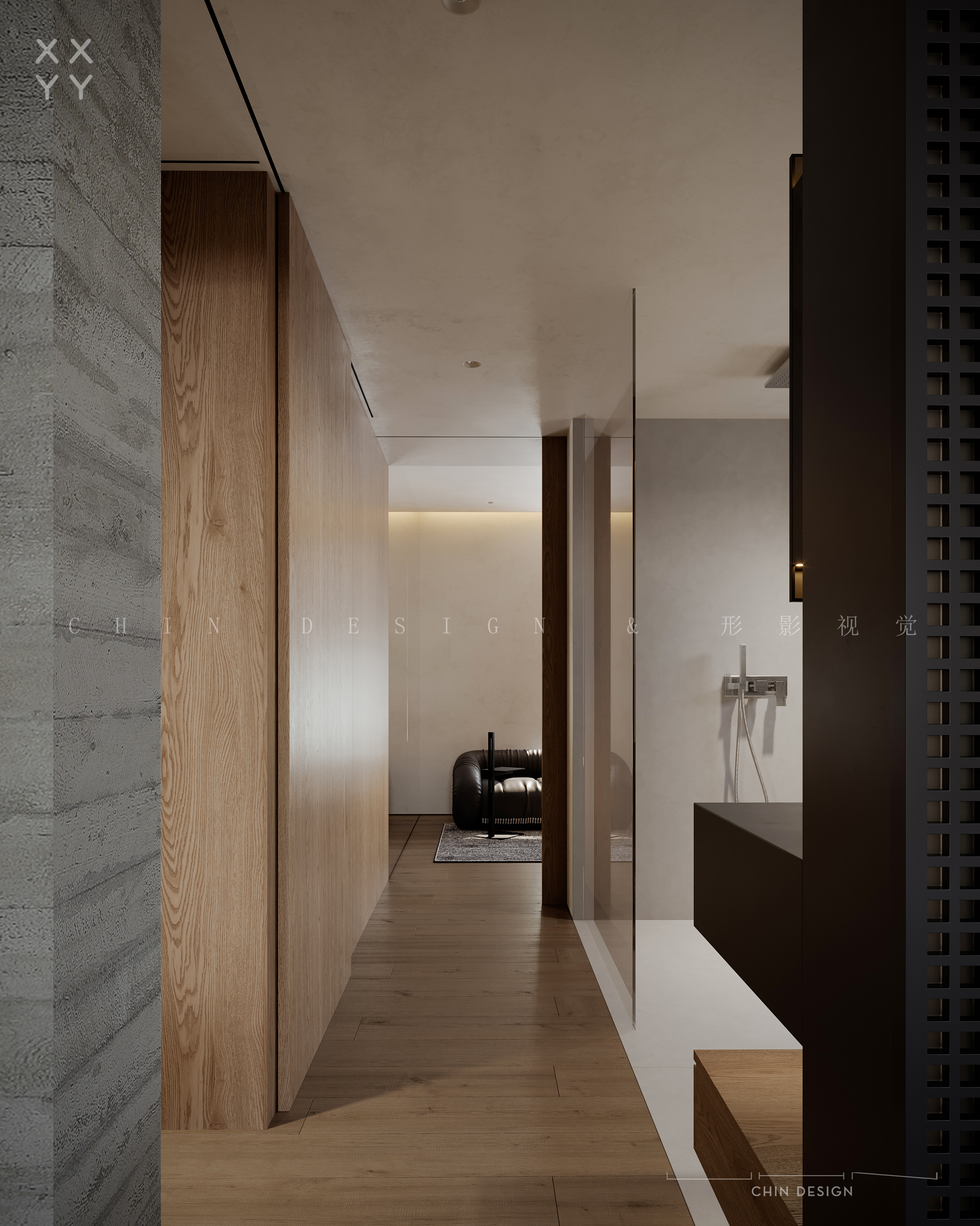 一层带小院之典范丨尺与匙空间设计-26