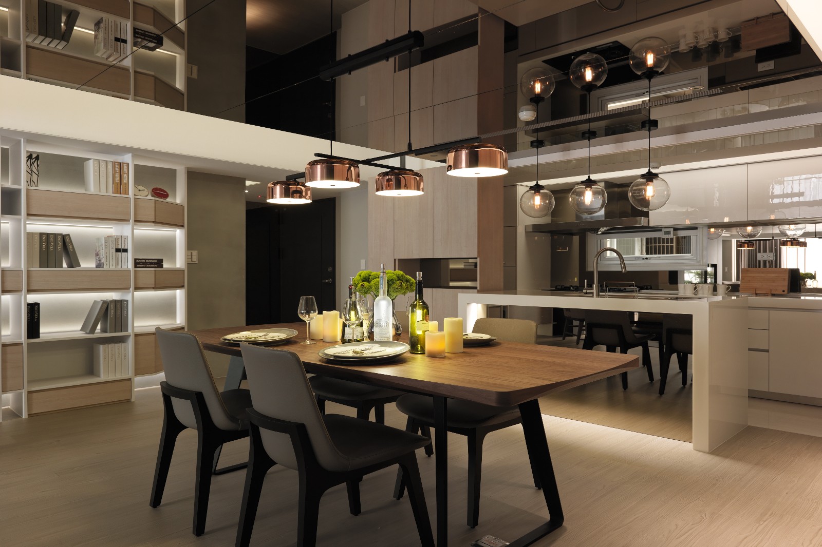 122m²现代工业风住宅  演拓空间设计-5