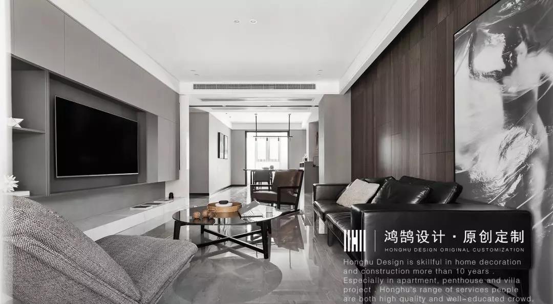 绍兴鸿鹄设计丨现代简约风,精致生活空间-2