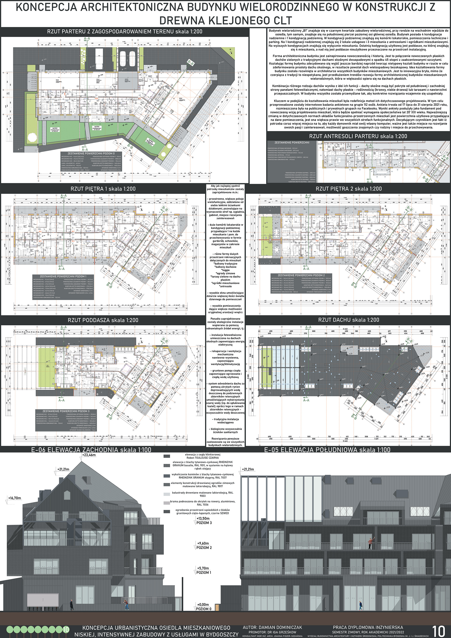 DREWNIANY BUDYNEK MIESZKANIOWY WIELORODZINNY Z CLT-7